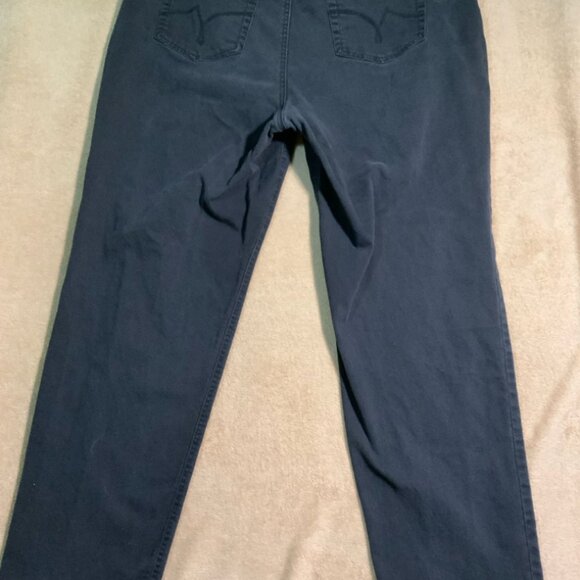 JMS Just My Size Jeans Womens 10 Black Straight‎ Mid Rise Denim Stretch (C) - Picture 7 of 7